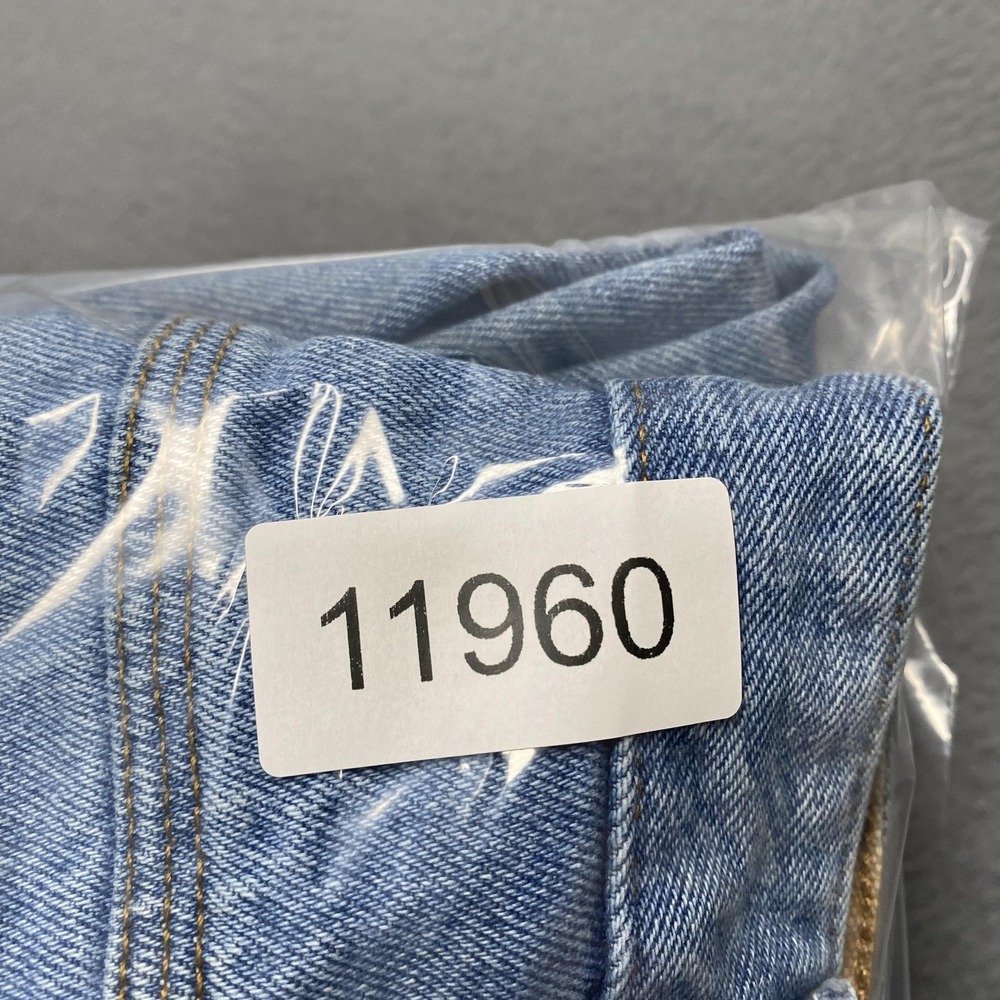 Duluth Trading Co Jeans Mens 36x30 Blue Relaxed Straight Denim Light Wash Pants - Picture 12 of 12